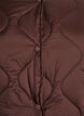 Veste matelass&eacute;e avec boutons-pression et col rond, Marron, Packshot image number 2