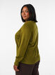 Cardigan en tricot avec col rond et boutons, Vert clair, Model image number 2