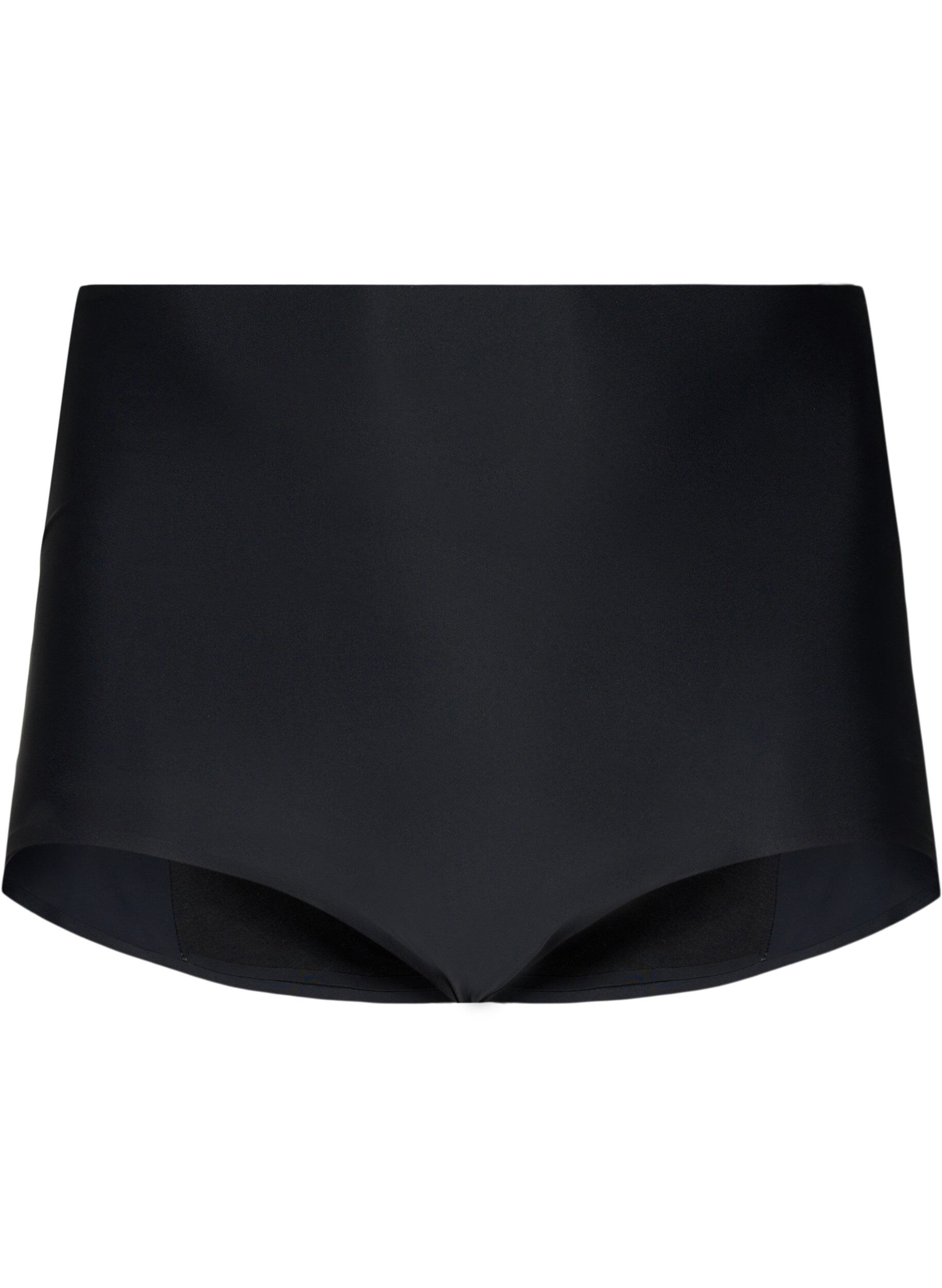Zizzi Periodenslip mit sehr hoher Taille, Black, Packshot image number 0