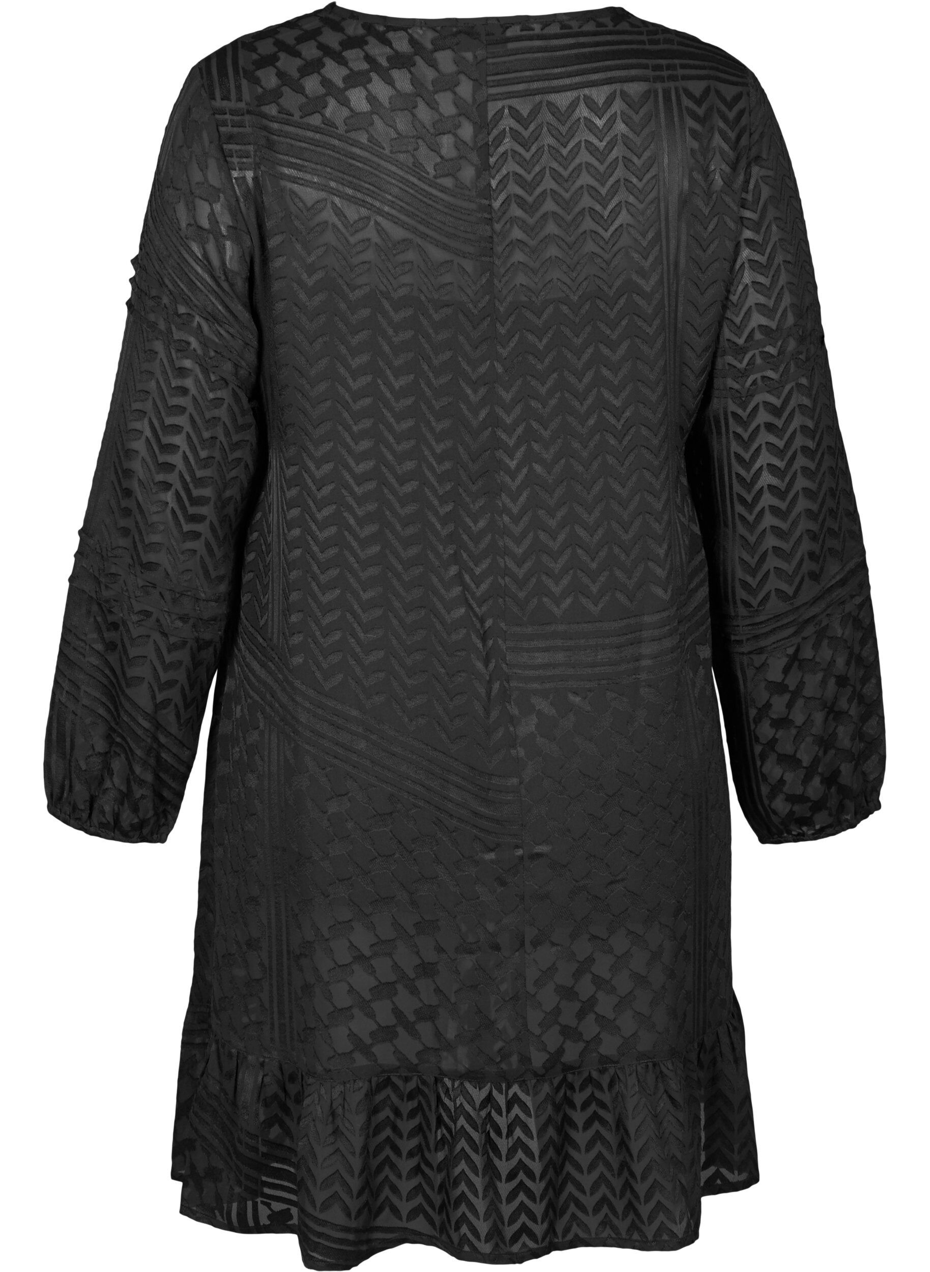 Zizzi Robe, Black, Packshot image number 1