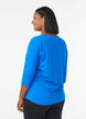 Haut de sport &agrave; manches 3/4, Bleu intense, Model image number 2