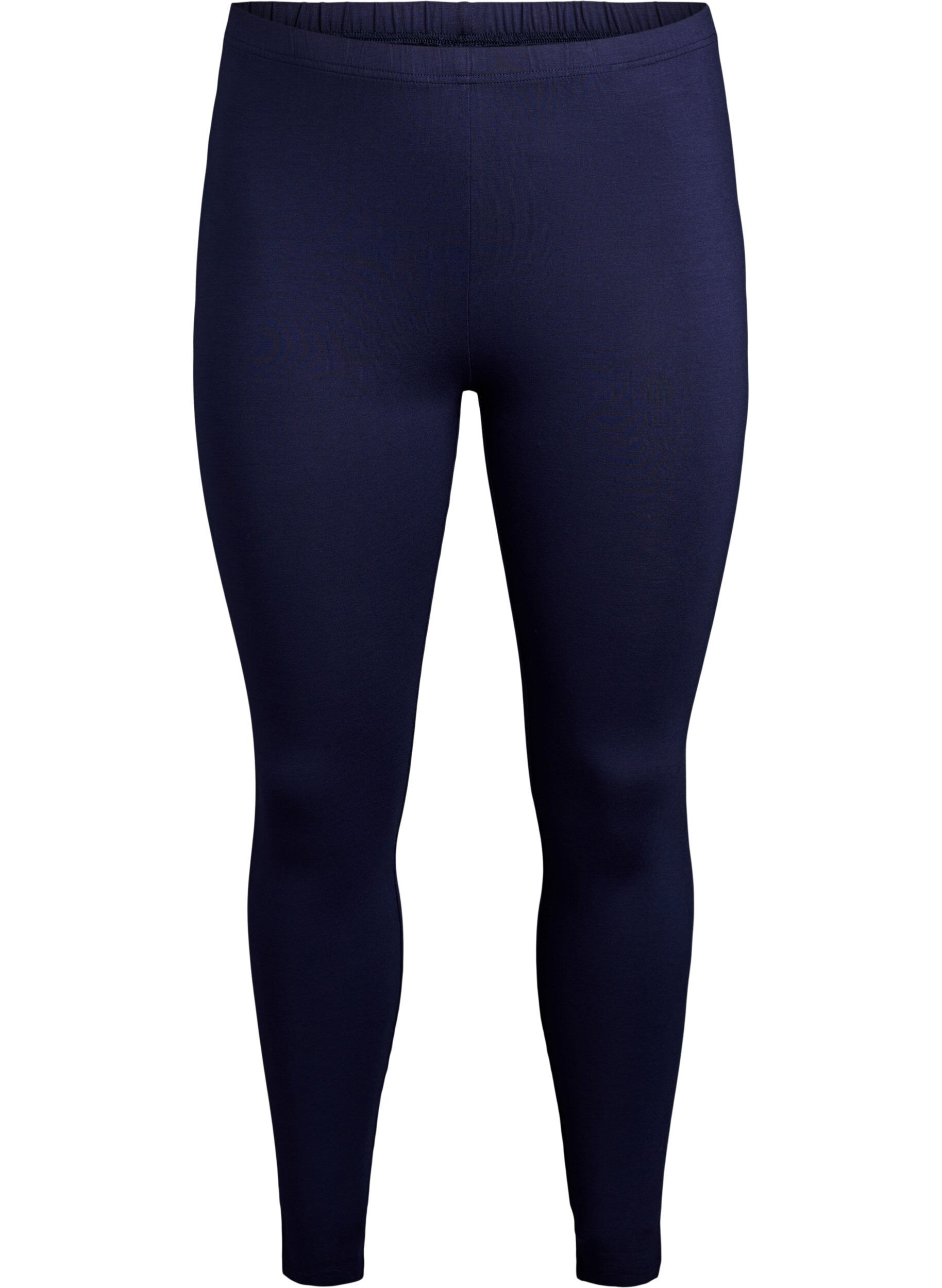 Zizzi Legging Basic grande longueur, Bleu, Packshot image number 0