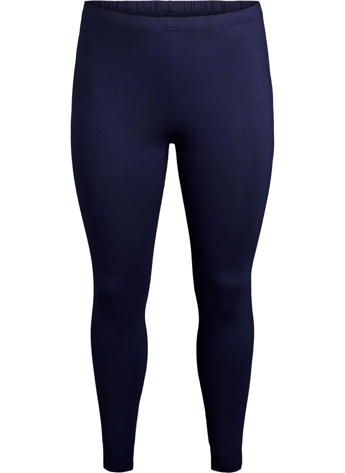 Legging Basic grande longueur, Bleu, Packshot image number 0