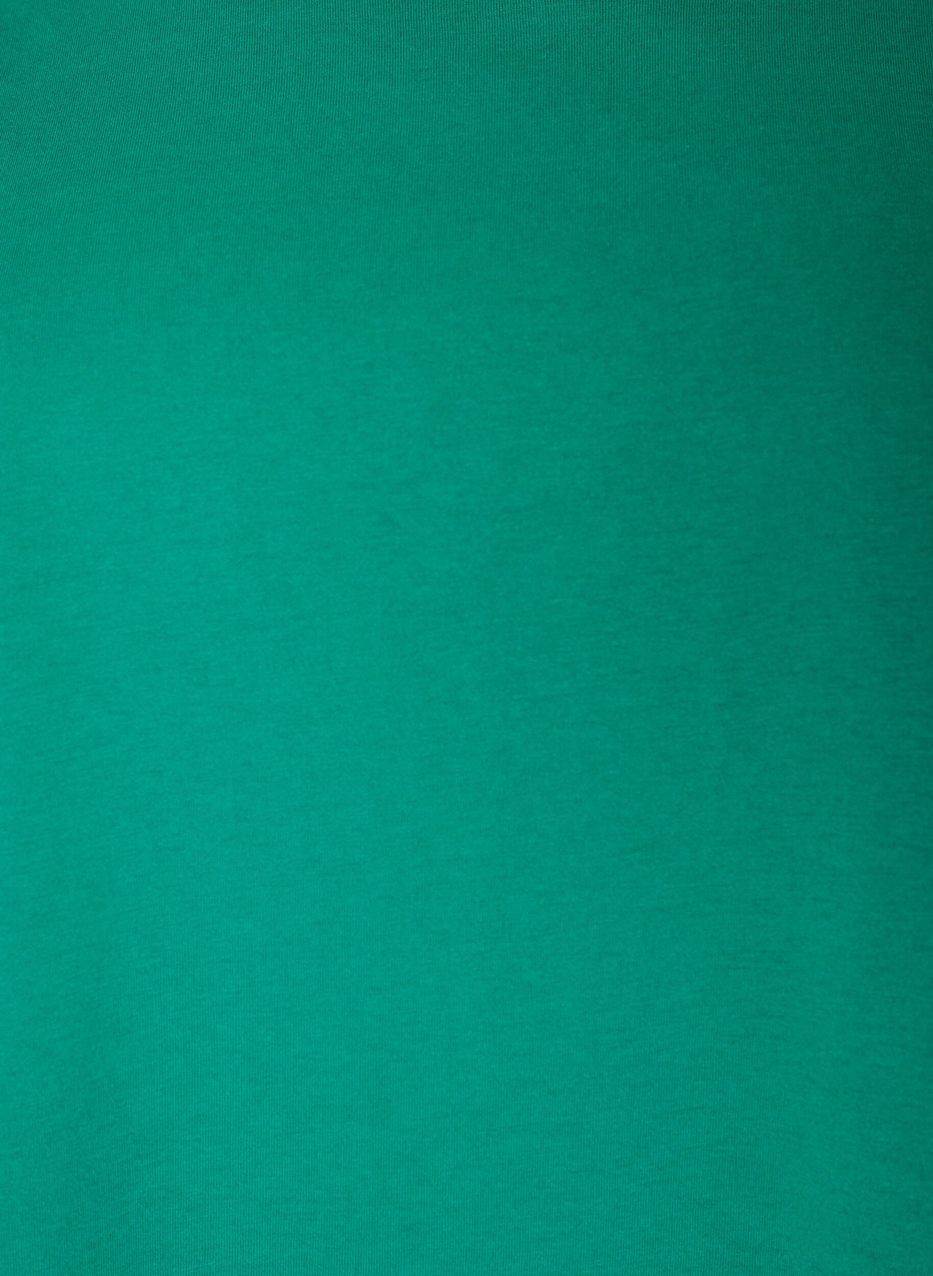 ZizziT-shirt &agrave; manches courtes en coton m&eacute;lang&eacute;, Vert, Packshot image number 2