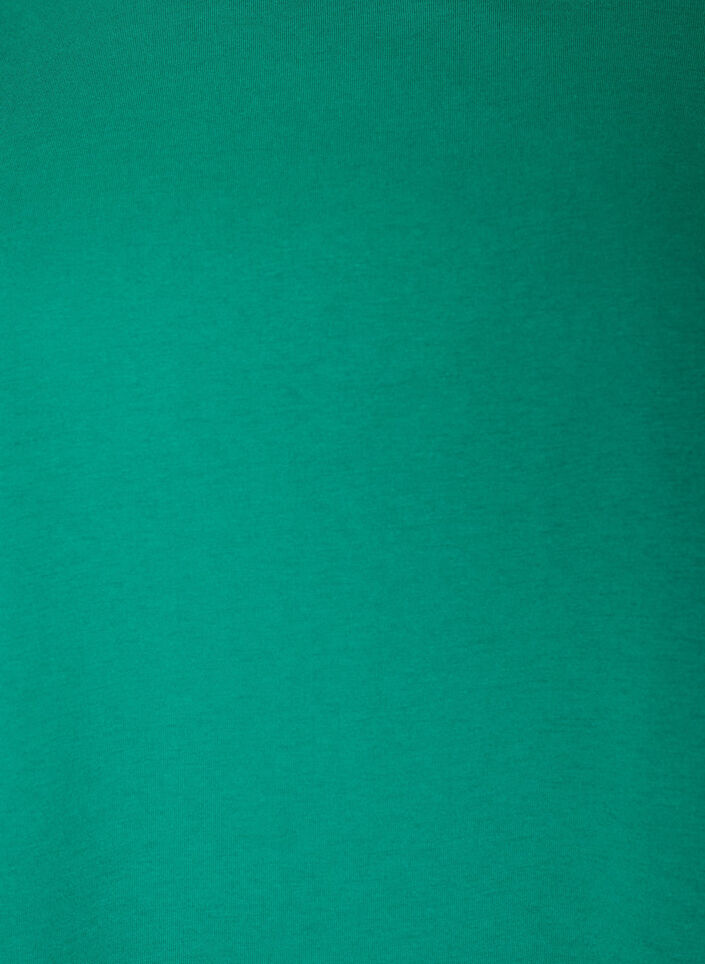T-shirt &agrave; manches courtes en coton m&eacute;lang&eacute;, Vert, Packshot image number 2