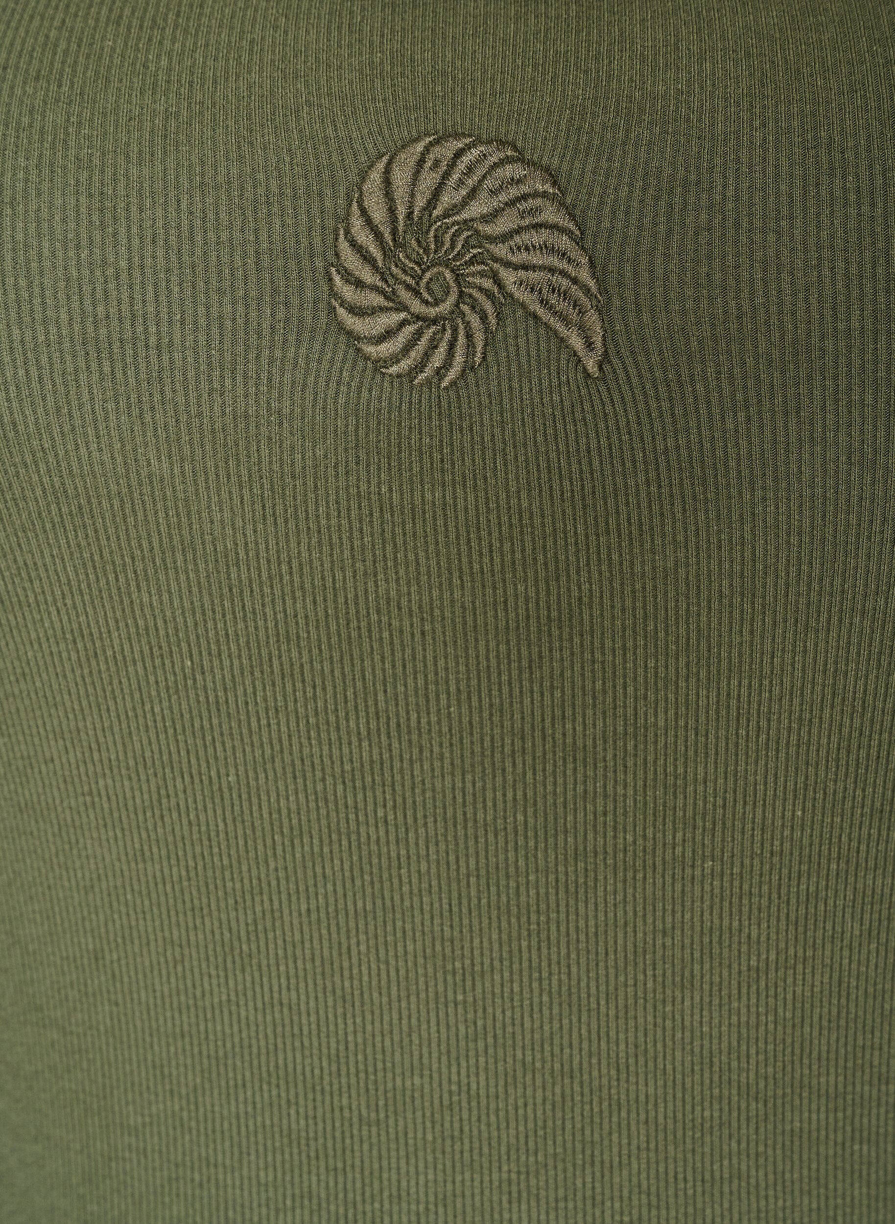ZizziHaut ajust&eacute; avec motif, Vert, Packshot image number 2