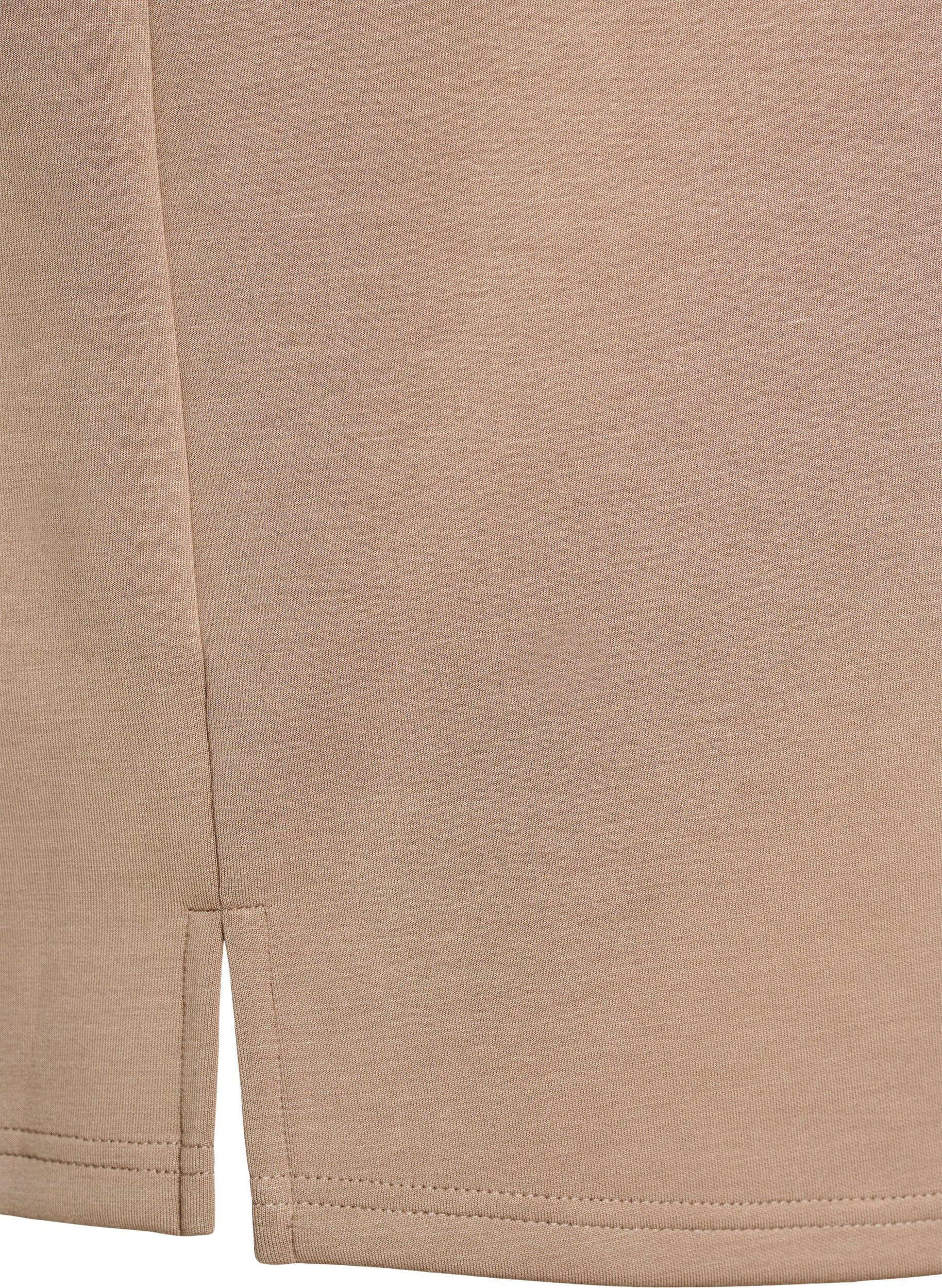 Zizzi T-shirt ample &agrave; manches courtes, Beige, Packshot image number 3