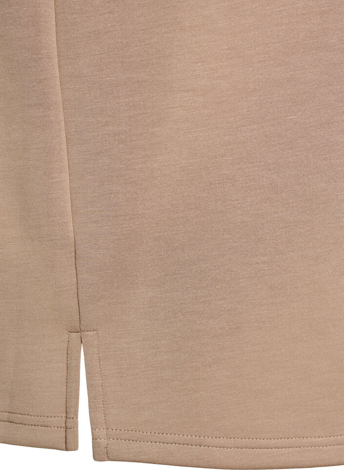 T-shirt ample &agrave; manches courtes, Beige, Packshot image number 3