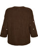 Blouse en maille avec de petits motifs brod&eacute;s, Marron, Packshot image number 1