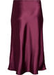 Jupe midi en satin, Bordeaux foncé, Packshot image number 1