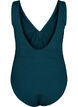Maillot de bain avec texture en crêpe et effet enveloppant., Dark Sea, Packshot image number 1