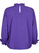 Langärmelige Viskosebluse mit Rüschen, Prism Violet, Packshot image number 1