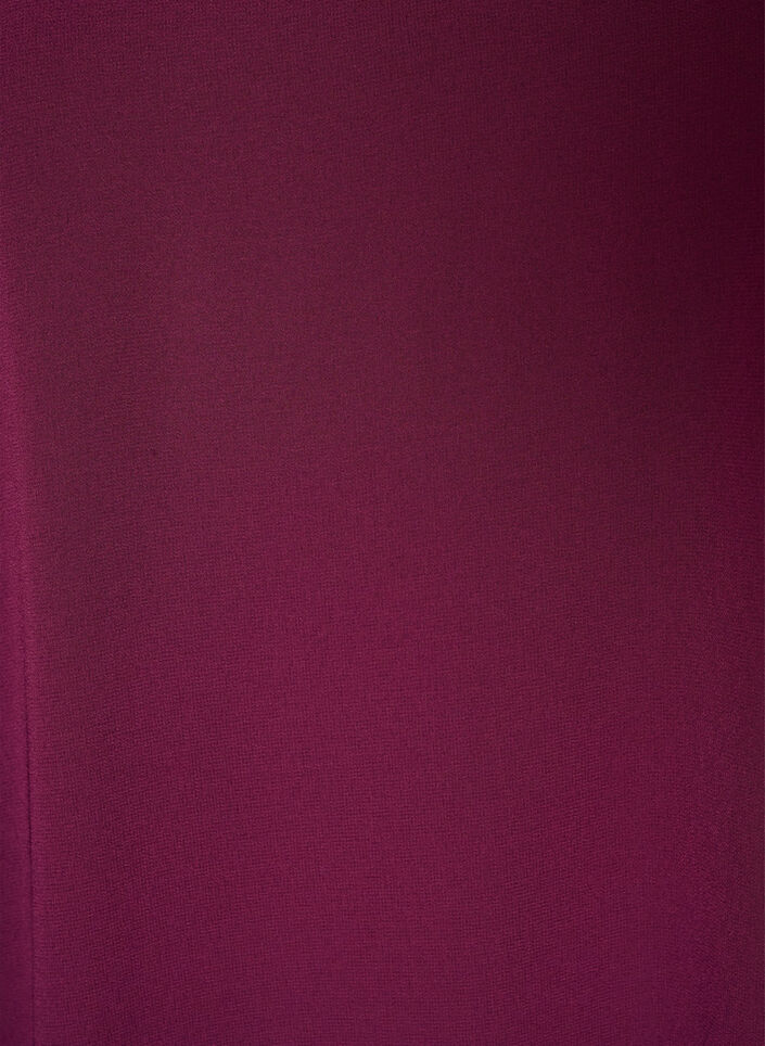 Robe courte en mousseline avec col en V, Violet, Packshot image number 2