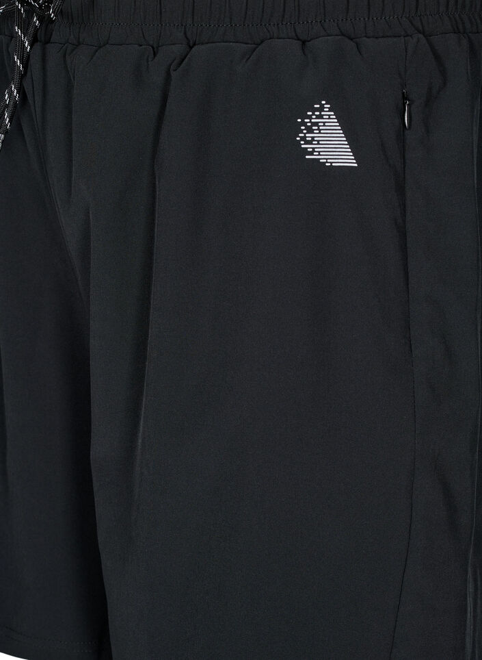 Short d'entraînement avec short intérieur, Noir, Packshot image number 2