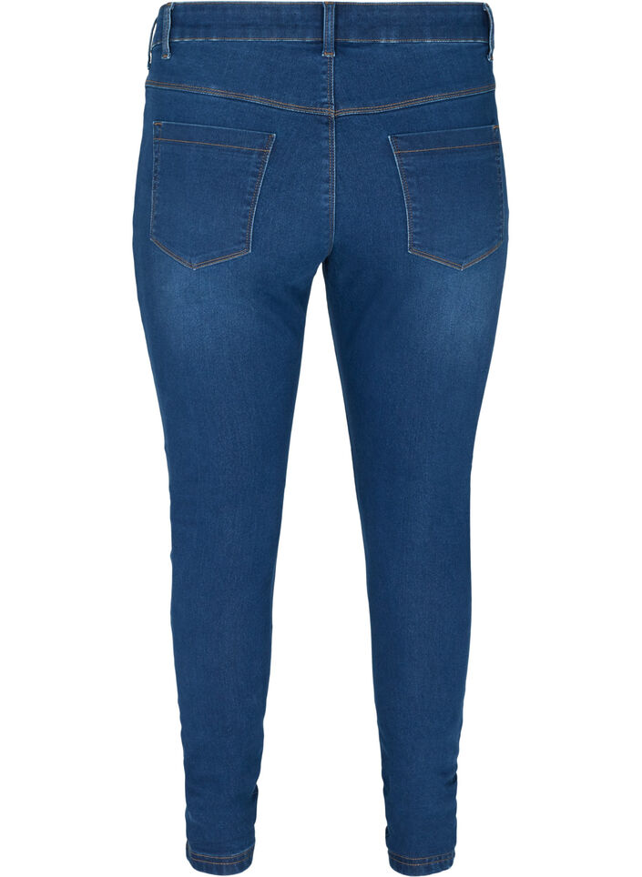Jeggings en coton mélangé, Blue denim, Packshot image number 1