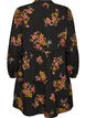 Robes &agrave; imprim&eacute; floral avec fermeture &agrave; cravate, Noir, Packshot image number 1