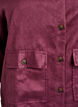 Kurze Jacke aus Wildlederimitat mit Taschen, Rot, Packshot image number 3