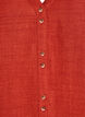 Hemdbluse mit V-Ausschnitt und kurzen &Auml;rmeln, Rot, Packshot image number 2
