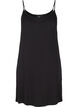 Dessous de robe en viscose uni, Noir, Packshot image number 0