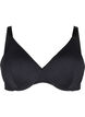 Soutien-gorge moulé avec maille rayée, Black, Packshot image number 0