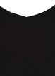 Langes basic Top aus Baumwolle, Schwarz, Packshot image number 2