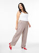 Lockere Hose aus Leinen und Viskose, Braun, Model image number 0