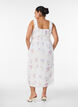 Robe d'&eacute;t&eacute; avec bretelles larges, Blanc, Model image number 1