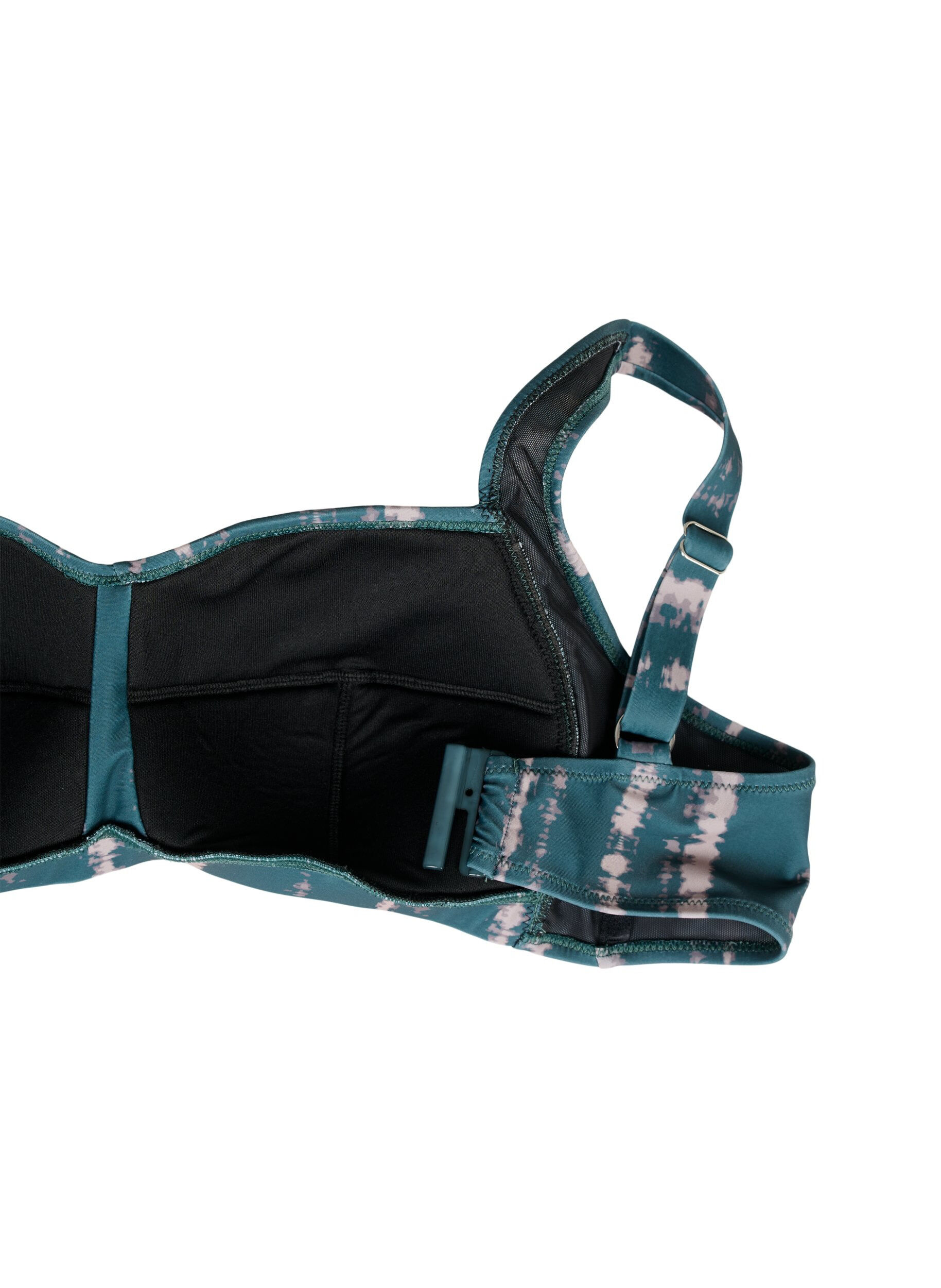 Zizzi Bedrucktes Bikini-Top, Tie Dye AOP, Packshot image number 3