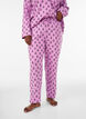 Baumwoll-Pyjamahose mit hohem Bund, Rot, Model image number 2
