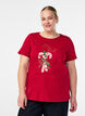 Weihnachts-T-Shirt aus Bio-Baumwolle, Rot, Model image number 0