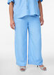 Pantalon ample avec ceinture &eacute;lastique et poches, Bleu Clair, Model image number 2