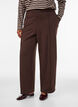 Lockere Hose aus Jersey mit hoher Taille, Braun, Model image number 2