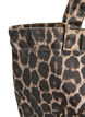 Sac &agrave; commissions Denim &agrave; imprim&eacute; l&eacute;opard, Marron, Packshot image number 2