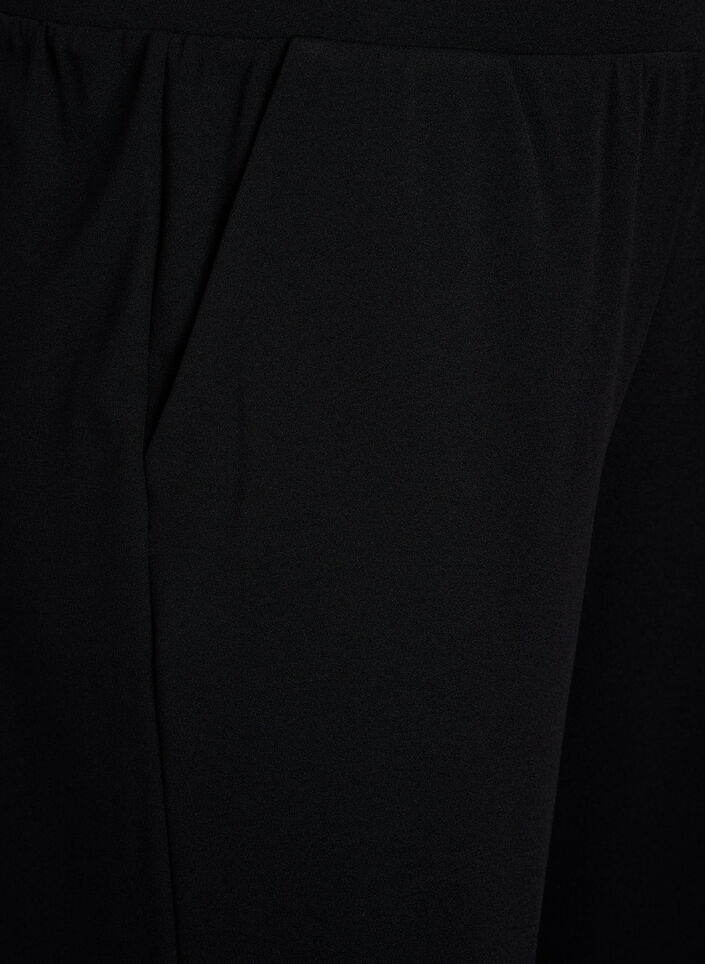 FLASH - Hochtaillierte Knickerbocker mit lockerem Schnitt, Schwarz, Packshot image number 2