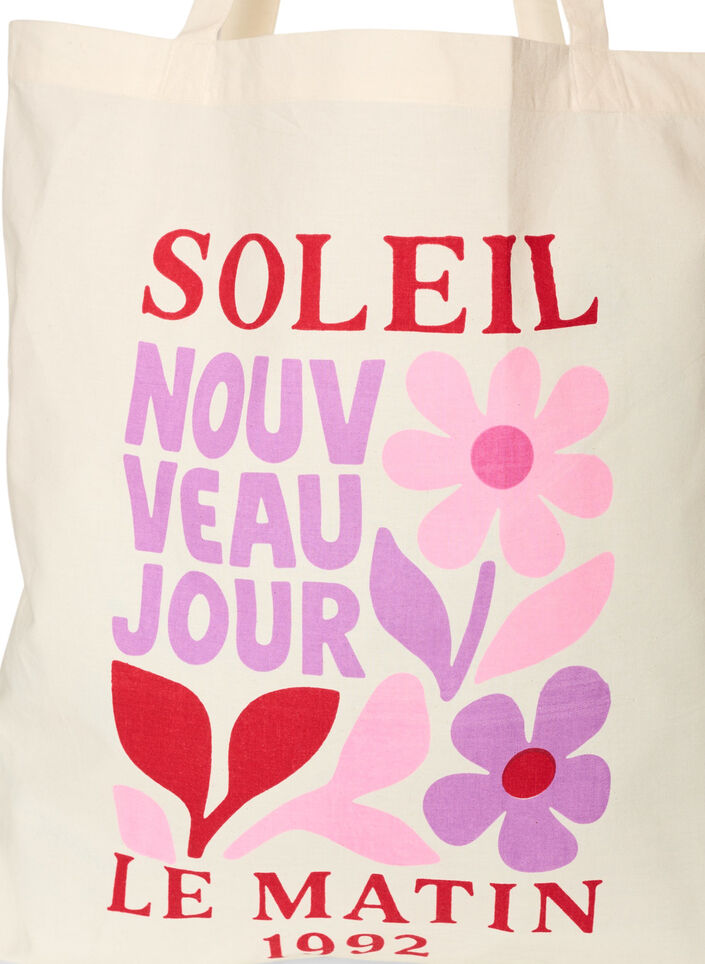 Tote bag imprim&eacute;, Rouge, Packshot image number 2