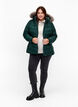 Kurze Steppjacke mit Kapuze, Gr&uuml;n, Model image number 1