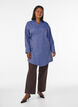 Chemise &agrave; rayures avec effet cache-c&oelig;ur et ceinture &agrave; nouer, Bleu, Model image number 1