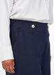 Pantalon ample avec poches, Bleu, Model image number 3