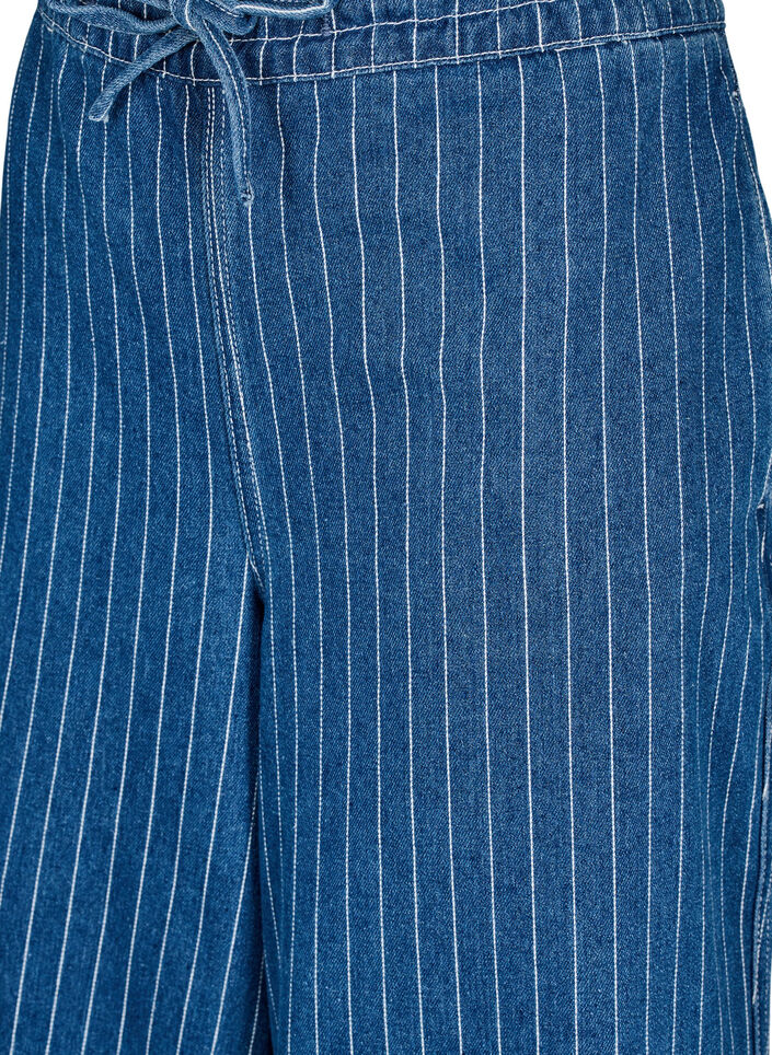 Jean ample &agrave; rayures, Bleu, Packshot image number 2