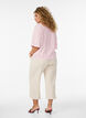 7/8 Hose mit lockerer Passform, Beige, Model image number 1