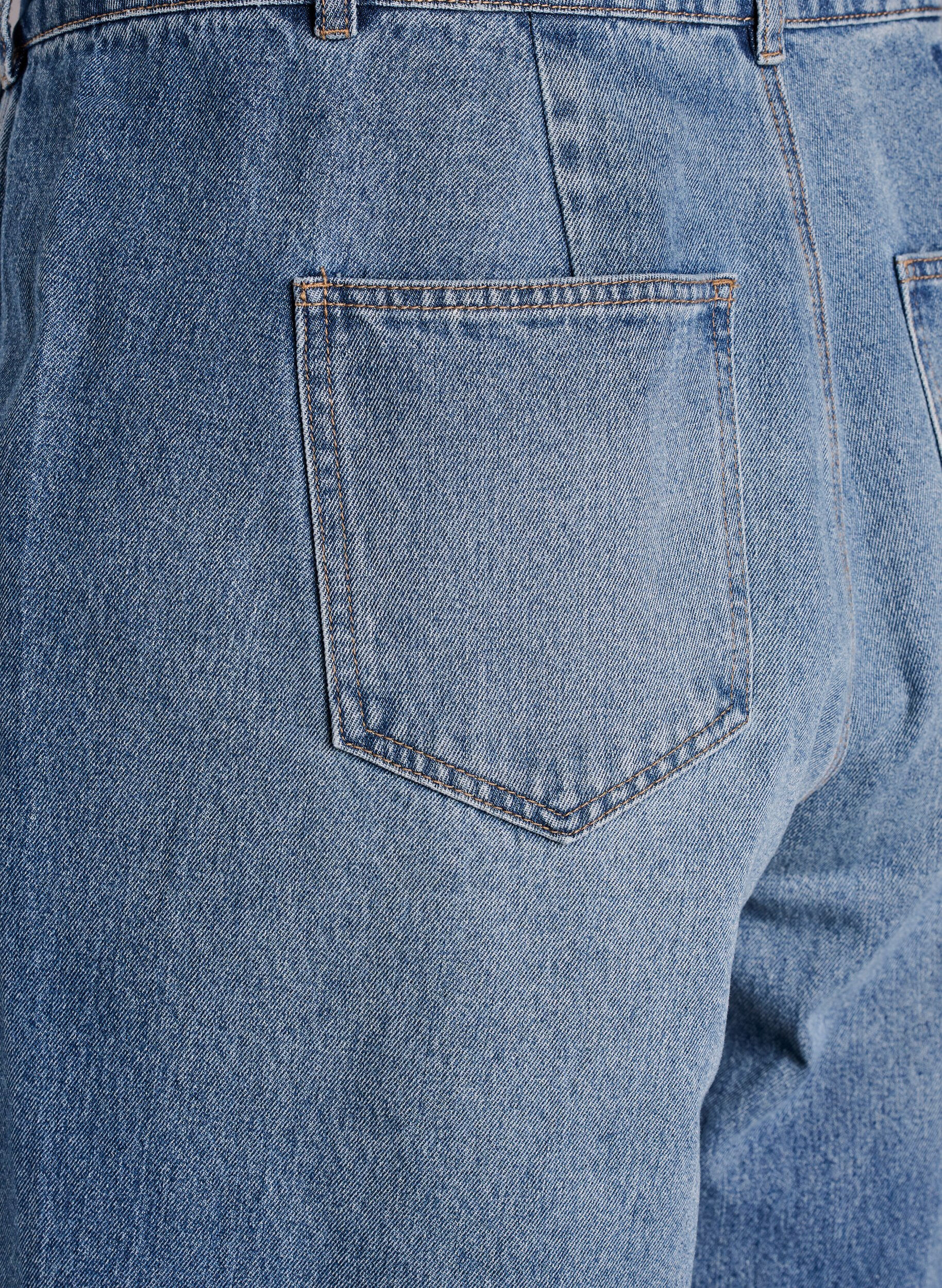 ZizziJean barrel taille haute, Bleu, Packshot image number 3