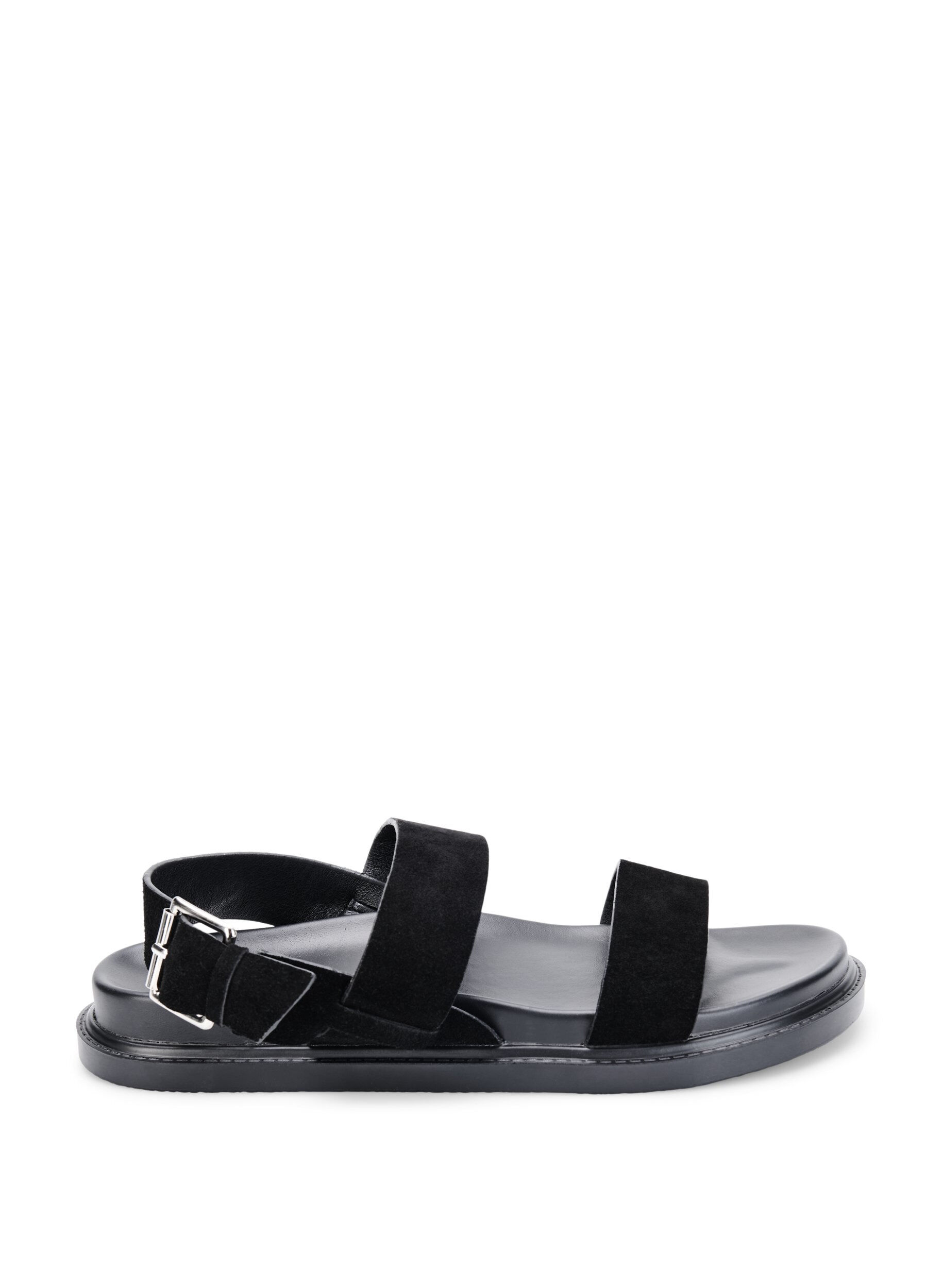 Wide Fit Sandalen aus Wildleder