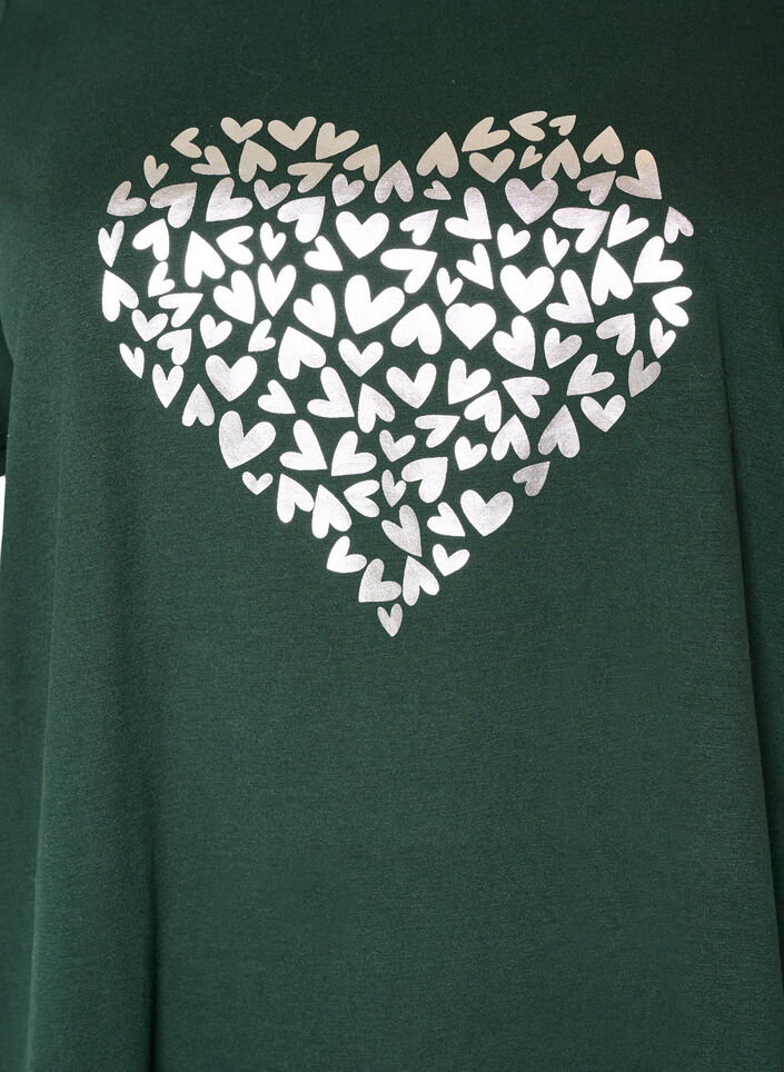 T-Shirt mit Print, Gr&uuml;n, Packshot image number 2