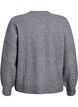 Cardigan en tricot c&ocirc;tel&eacute; avec boutons, Gris, Packshot image number 1