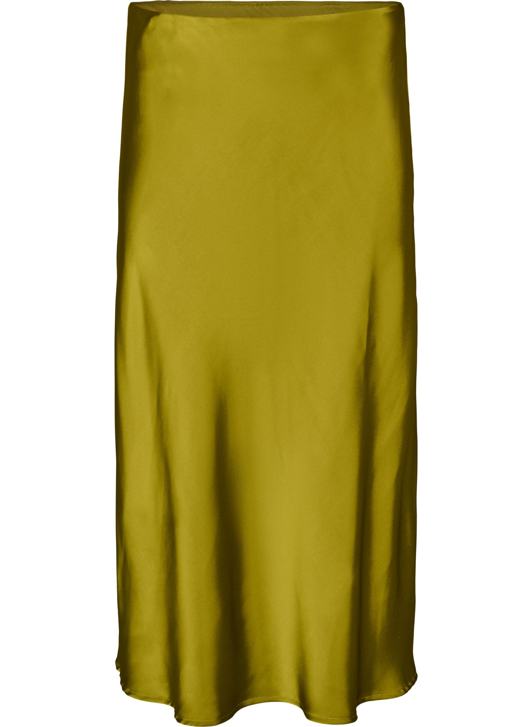 ZizziJupe midi en satin, Vert, Packshot image number 0
