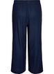 Pantalon large en lin et viscose, Bleu, Packshot image number 1
