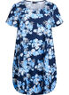 Robe en coton à manches courtes avec imprimé, Bleu, Packshot image number 0
