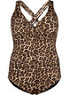 Maillot de bain avec dos croisé et inserts amovibles, Leopard Print, Packshot image number 0