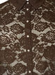 Chemise en dentelle avec boutons nacr&eacute;s, Marron, Packshot image number 2