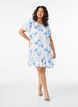 Kleid aus Viskose mit Schnittlinie, Wei&szlig;, Model image number 1